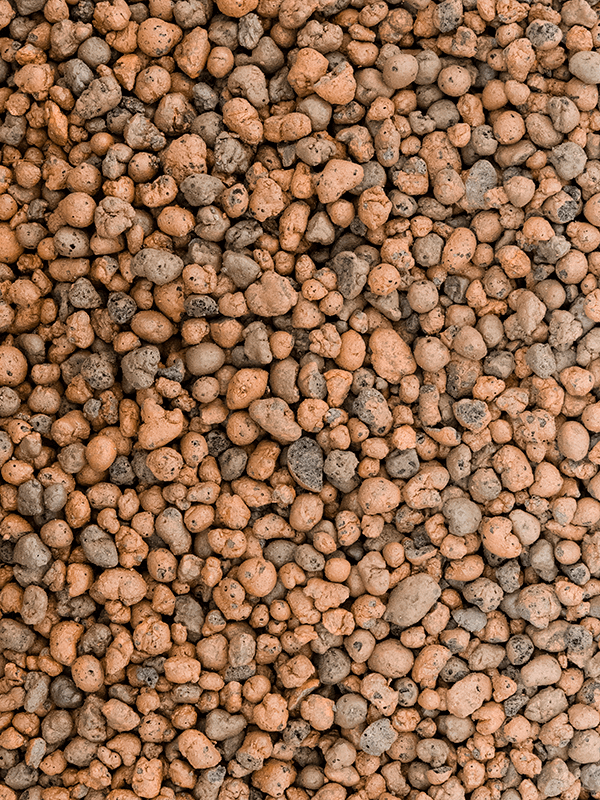 Hydro-ton (deco granules)) Filling 8 - 16 mm brown (bag 40-EN ltr.) - Foto 46616