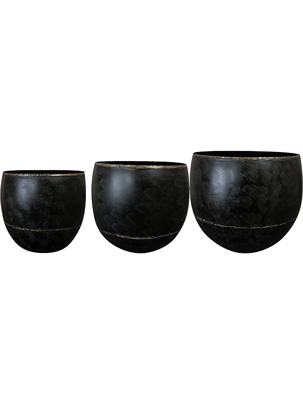 Belia Pot Vintage Black (set of 3) - Foto 52052