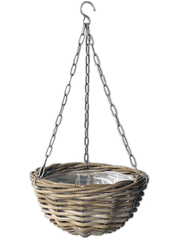 Rattan Hanging Basket Antique Grey - Foto 52767