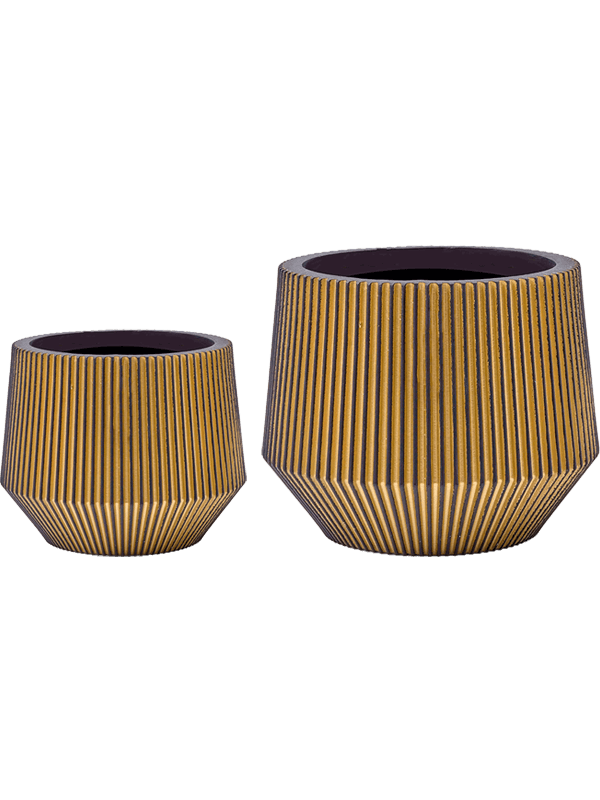 Capi Nature Groove Vase Cylinder Geo (set of 2) - Foto 56540