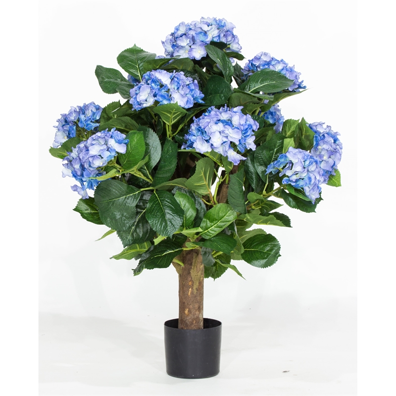 Hortensie - Hydrangea Kunstpflanze, 62 cm, blau - Foto 80569