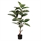 Gummibaum - Ficus Elastica Kunstpflanze 122 cm - Foto 80563